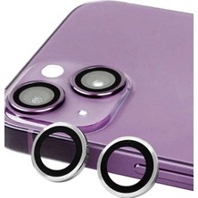 Fantastik Store iPhone 13 Mini Raze Metal Kamera Lens - GÜMÜŞ-(5796)