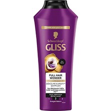 Gliss Glıss Şampuan 400 ml Full Hair Wonder (2 Adet)