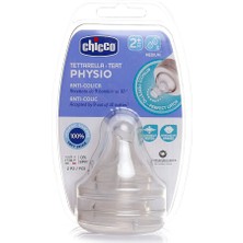 Chicco Yeni Wellbeing Biberon Emziği 2 Ay+ Orta Akış 2'li (2 Adet)