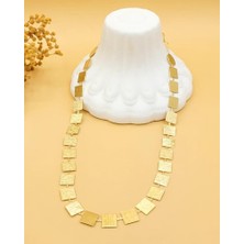 Nevoka Kare Gold Pul Dizi Kolye