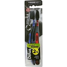 Difaş Diş Fırçası Double Power 1+1 (2 Adet)