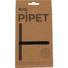 OiOi Silikon Pipet 10'lu Bitter Black (4 Adet)