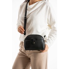 Sanmorris Yumuşak Deri Çok Kullanışlı Küçük Boy 4 Bölmeli Çapraz Çanta