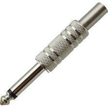 Bolsat Gitar Jak Giriş 3.5 mm Çıkış 6.3 mm Metal Çevirici