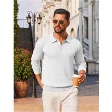 Youknitwear You Metropol %100 Pamuk Polo Yaka Erkek Triko Kazak