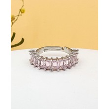 Nevoka Pembe Zirkon Baget Yüzük