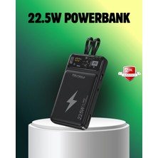 Marsilyan- Powerbank Dahili Ekranlı 10000 Mah Çift Kablolu