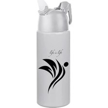 Tp Kilitlenebilen Matara Güvenlikli Suluk Sporcu Matarası Spor Su Şişesi Içecek Şişesi 700ML