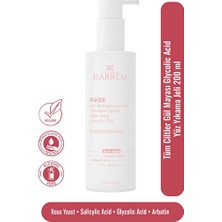 Rose Series Tüm Ciltler Gül Mayası Glycolic Acid Hassas Yüz Yıkama Jeli 200 ml (3 Adet)