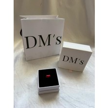 DMs Silver Kırmızı Metalik Gümüş Charm'ı