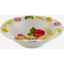 Edelweiss Pomodori Seramik Makarna Tabağı 26 cm EW8616