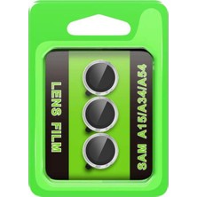 Fantastik Store Samsung Galaxy A15 4g Raze Metal Kamera Lens - GÜMÜŞ-(5796)