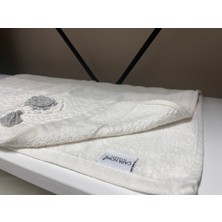 Çapa Home Çiçek Işlemeli Püsküllü El Yüz Havlusu