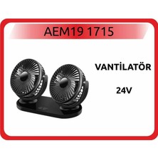 Universal Vantilatör 24V Çift Fanlı