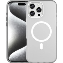 Kılıf House Iphone Uyumlu Metal Tuşlu Slim Mat Renkli Magsafe Destekli Kılıf