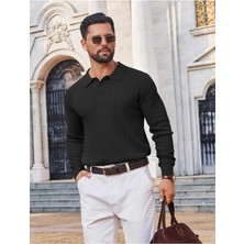 Youknitwear You Metropol %100 Pamuk Polo Yaka Erkek Triko Kazak