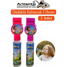 Artlantis Düdüklü Baloncuk Üfleme 2 Adet Çocuklar Için Köpük Baloncuk Köpük Üfleme Oyuncağı Sınıf Karne Hediye Parti