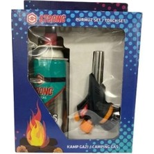 Tp Strong Kamp Gazı Seti Bütan Propan Kamp Ocak Pürmüz Seti 1300 Derece