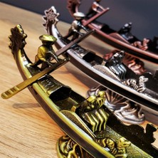 Buğz Metal Dekoratif Venedik Kayık