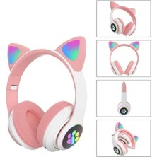 Buğz Kedi Figürlü Bluetooth Kulaklık