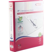 Bigpoint 4d Mekanizmalı Klasör 5 cm Açık Kırmızı