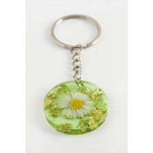 Marsilyan Papatya Epoksi Anahtarlık