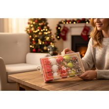 Empressco 15'li Renkli Yılbaşı Süsleri, Şık ve Neşeli Dekoratif Set