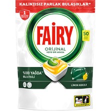 Fairy 50'li Bulaşık Makinesi Tableti Hepsi Bir Arada (4 Adet)