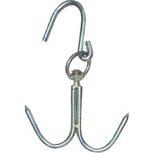 8 mm Kasap Et Kancası - 239LI Dönerli Set - Paslanmaz Çelik - Et Işleme - Hijyenik - Düzenli -