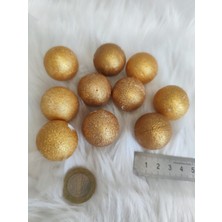 Empressco Boyalı ve Metalik Görünümlü Hafif Strafor Topu, Dekorasyon ve Projeler Için Ideal Seçenek