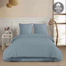 Cote Blanc Plain %100 Pamuk Flanel Battal Boy Lastikli Çarşaflı Nevresim Takımı