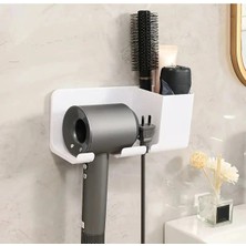 Buğz Saç Kurutma Makinesi ve Eşya Düzenleyici Beyaz Renk