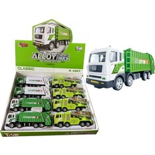 Tp Bfs  YH-711-57A Sürtmeli Metal 1:50 Çöp Kamyonu