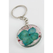 Marsilyan Ortanca Epoksi Anahtarlık