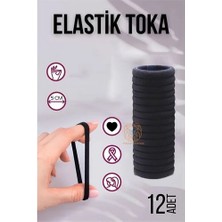 Tp Bfs  Elastik Toka 12 Adet Siyah