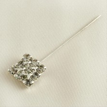 Marsilyan Kare Eşarp İğnesi