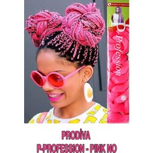 Prodiva Takma Saç Sentetik Örgülük Saç,afrika Örgüsü,rasta,twist Örgü, Pınk, Pembe