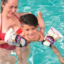 Buğz Sevimli Hayvan Desenli Büyük Çocuk Deniz Kolluğu (6-12 Yaş)