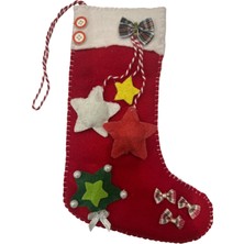 Empressco El Yapımı Keçe Yılbaşı Süsü, Yeşil Renkli ve Şık Dekorasyon Seçeneği