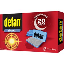 Detan Süper Mat Tablet Yedek 20'li (3 Adet)