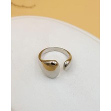 Nevoka Lumia Silver Açık Form Yüzük