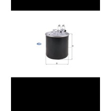 KNECHT Mercedes Yakıt Filtresi OM640 OM642 OM651 [W204 W211 W212 W164 W169 SPR906 Vito 639]