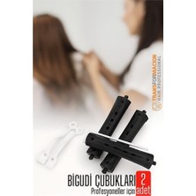 Fantastik Store Saç Bigudisi – 2 Li Saç Bukle Şekillendirme Seti - Lastikli - Profesyonel