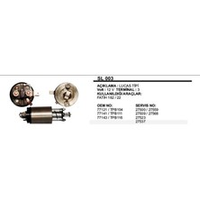 Universal Marş Otomatiği 12V Bmc Fatıh 162/22 Lucas Tip