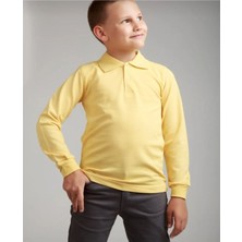 Okul Tişörtü-Penye Polo Yaka %100 Pamuk Uzun Kol Okul Tişörtü Penye Polo Yaka Okul Tişörtü