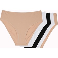 Eros Büyük Beden Yüksek Bel 5li Bato Pamuklu Slip