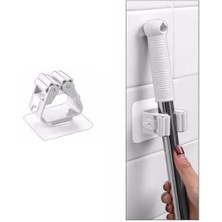 Cmt 1 Adet Yapışkanlı Pratik Mop Tutucu Beyaz