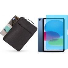 Ennar Polypad I8 Pro 4 Android - 8" Tablet Uyumlu 12.9 Inç Tablet Kılıfı Çantası ve Ekran Koruyucu