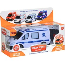 NessiWorld V001-2 V3 V004  Kumandalı Sesli Işıklı Polis Arabası-Jandarma-Ambulans-Itfaiye 1:18