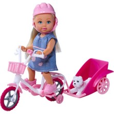 NessiWorld Evi ve Römorklu Bisikleti ve Köpeği 12 cm SMB-105730783